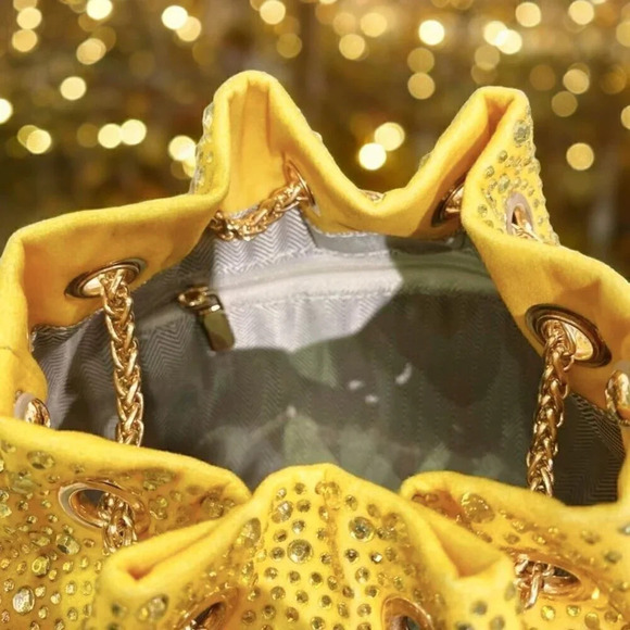 ๐๏ธDazzling Evening Party Cocktail Rhinestones Crystals Colorful Bucket  Bag - Picture 11 of 16